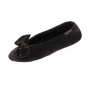 Ballerine velours fantaisie cachou