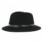 Annecy Black Felt Waterproof Hat - Traclet
