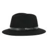 Chapeau traveller Annecy Feutre Laine Noir Imperméable - Traclet Reference : 13525 | Chapellerie Traclet