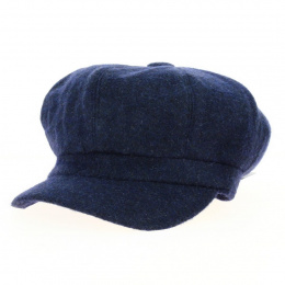 Gavroche cap, black wool - Traclet