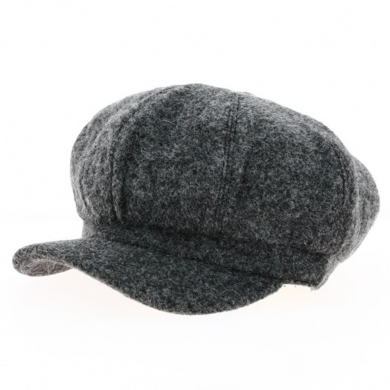 Casquette Gavroche laine anthracite - Traclet Casquette Gavroche laine anthracite - Traclet