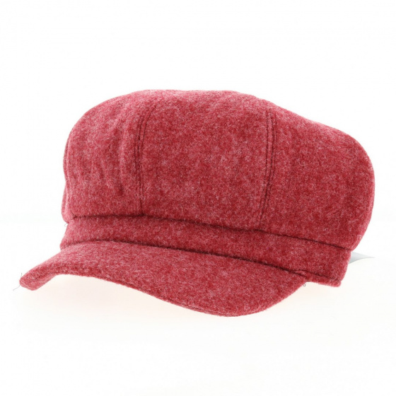 Gavroche cap, red wool - Traclet