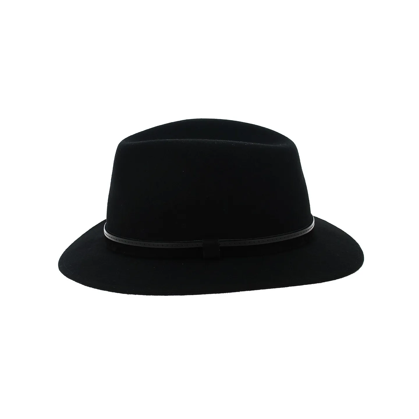 Chapeau noir poil de lapin Bellamy Potenza Feutre poil de lapin - Traclet