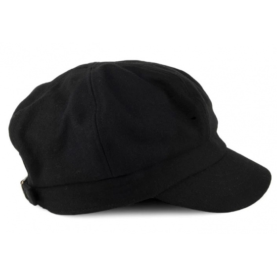 Black Baker Gavroche Cap - Traclet