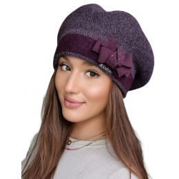 Women's Amparo Plum Beret - Traclet
