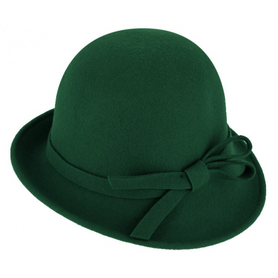 Lidia Cloche Hat Wool Felt Traclet Lidia Cloche Hat Wool Felt Traclet