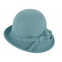 Chapeau Cloche Lidia Feutre Laine- Traclet BLEU CIEL