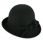 Lidia Wool Felt Cloche Hat - Traclet