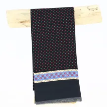 Écharpe Soie Noir - City Sport