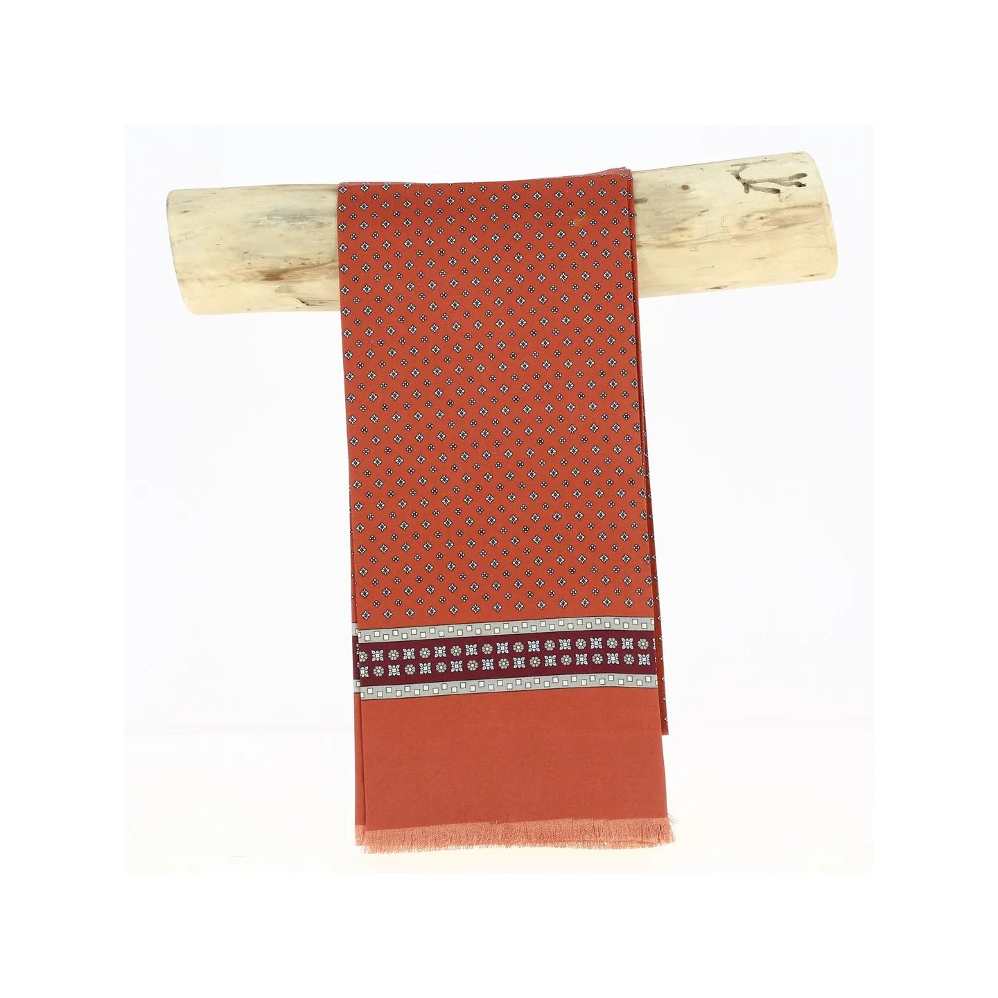 Écharpe Soie Orange - Traclet