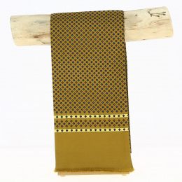 Dani Jaune Moutarde silk scarf - Traclet