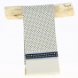 Paolo beige and blue silk scarf - Traclet