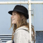 Black Elkader Trilby Hat by Stetson