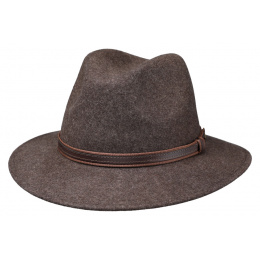 Ambierle Traveler Hat Brown Wool Felt - Traclet