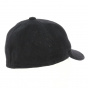 Baseball Cap Wool Earflaps Black - Mjm