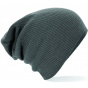 Gray Oversize Acrylic Beanie - Beechfield