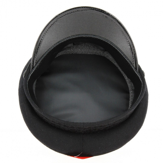 Casquette Voiturier Laine Noir - Balke