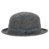 Chapeau Melon Sloven Feutre Laine Anthracite - Traclet