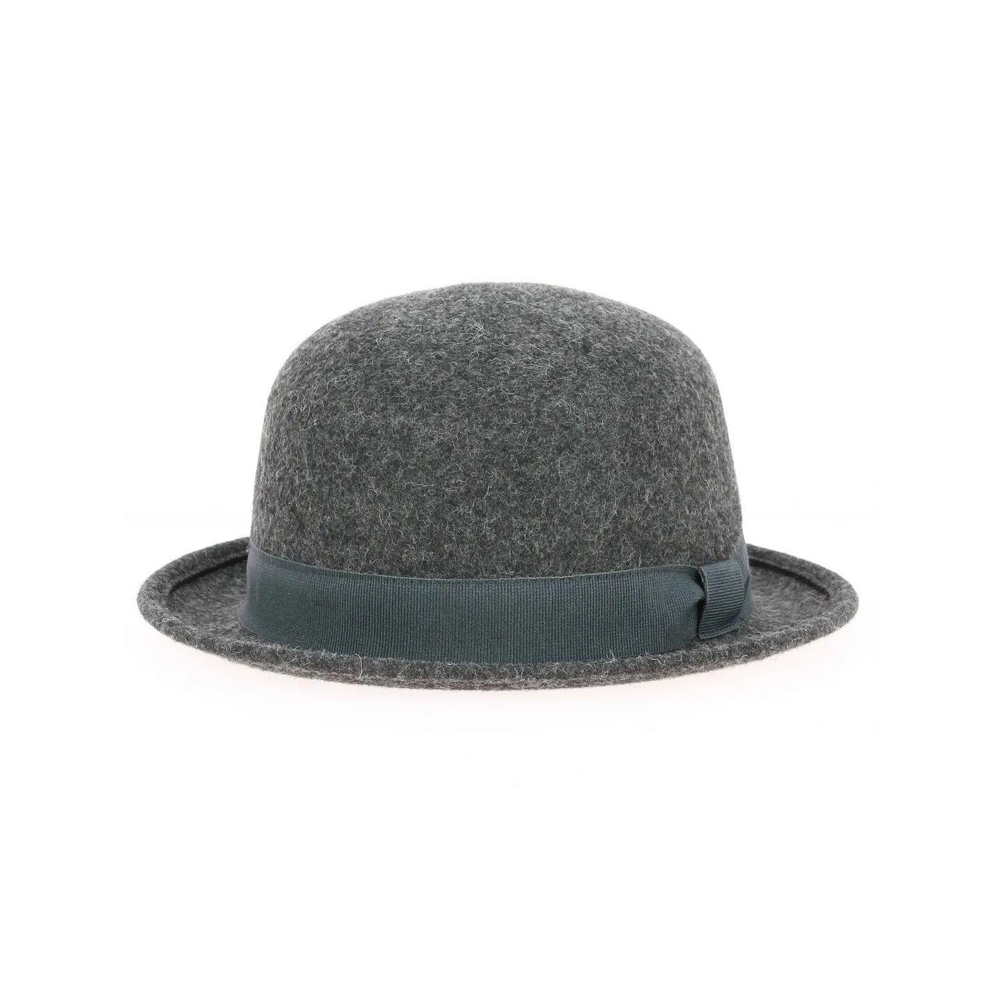 Chapeau Melon Sloven Feutre Laine Anthracite - Traclet