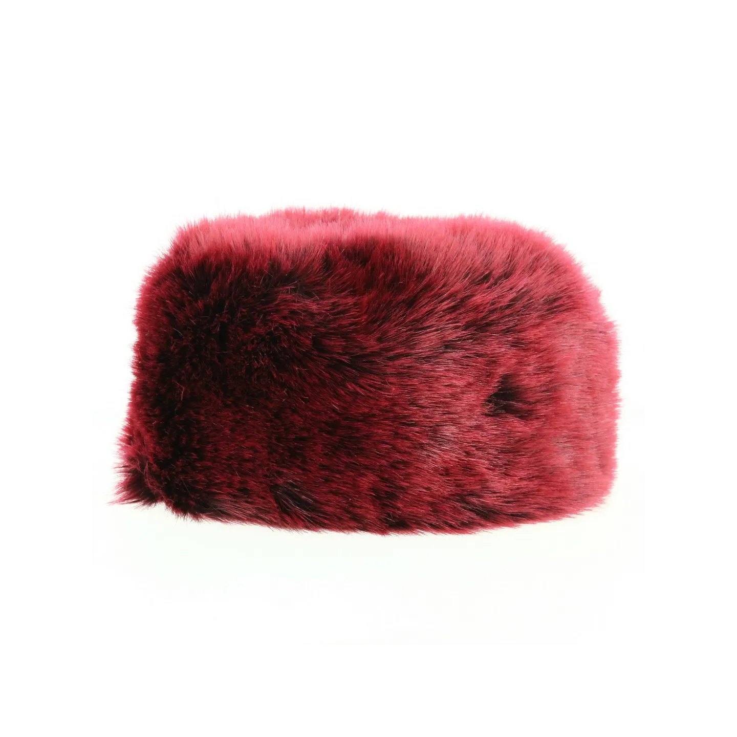 Toque Courchevel Fausse Fourrure Bordeaux - Traclet
