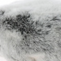 Courchevel Toque Cream Faux Fur with Gray Accents - Traclet