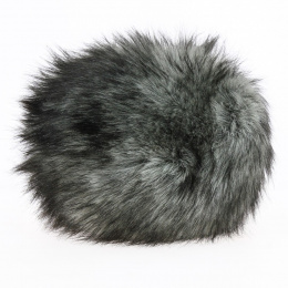 Courchevel Toque Faux fur Heather gray - Traclet
