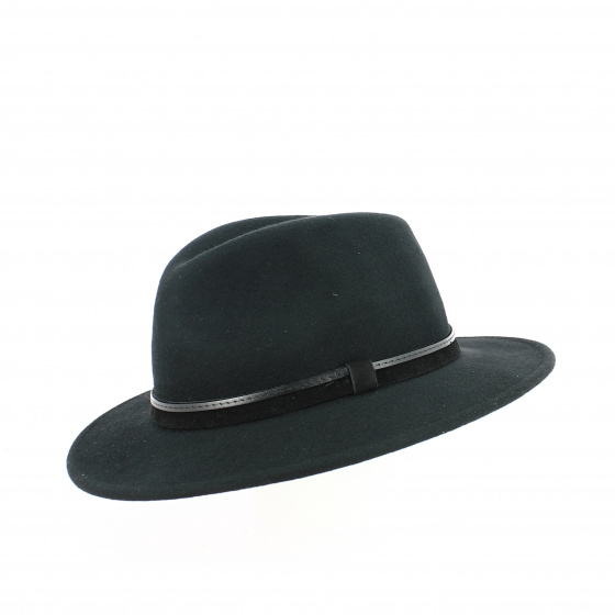 Traveller Nantes Black Felt Hat - Traclet