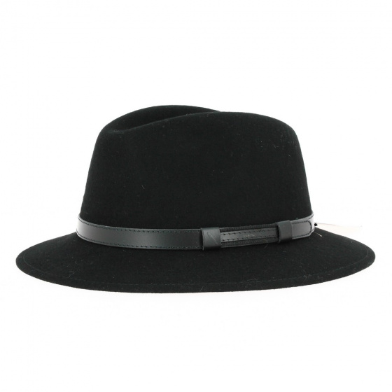 Traveller Nantes Black Felt Hat - Traclet