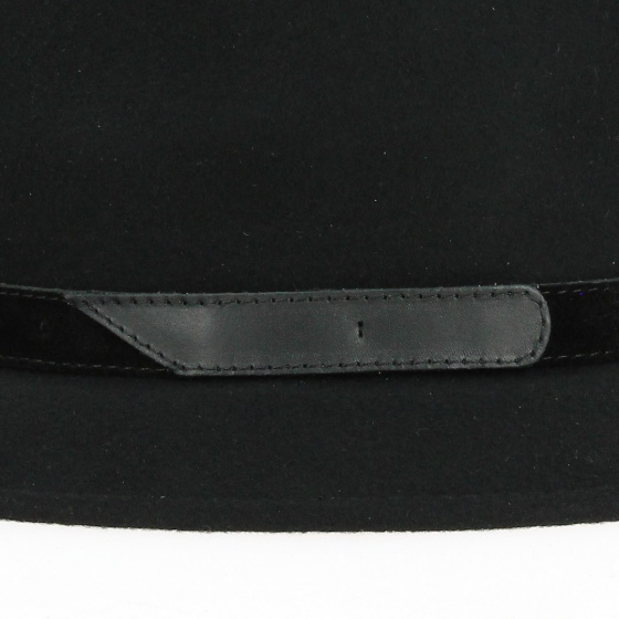 Traveller Nantes Black Felt Hat - Traclet