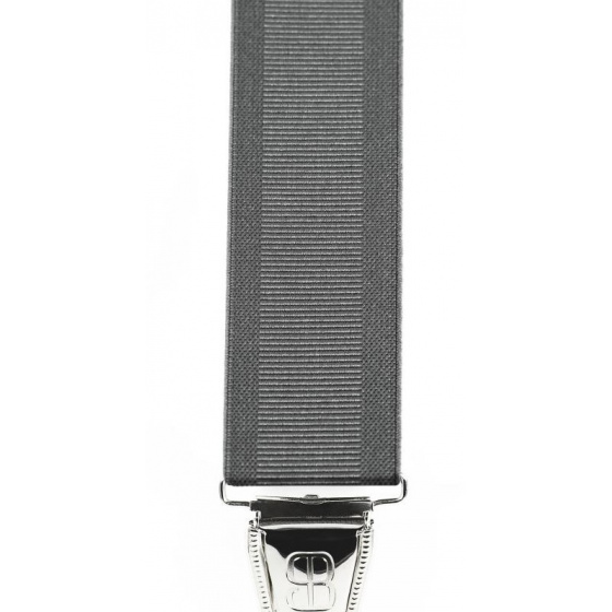 Solid Color Clip-on Suspenders Made in France