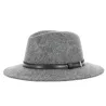 Chapeau Traveller Ambierle Feutre Laine Anthracite - Traclet