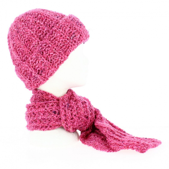 Ensemble Bonnet Echarpe Acrylique - Traclet Ensemble Bonnet Echarpe Acrylique - Traclet