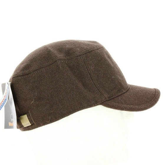 Brown army cap - Traclet Brown army cap - Traclet