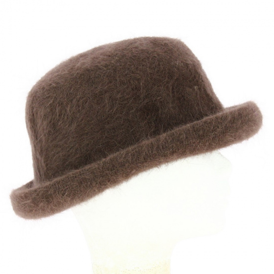 Chapeau cloche angora