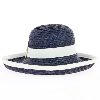 Elyne Bordered Straw Ceremonial Hat - Traclet Reference: 15375 | Traclet Hatmakers