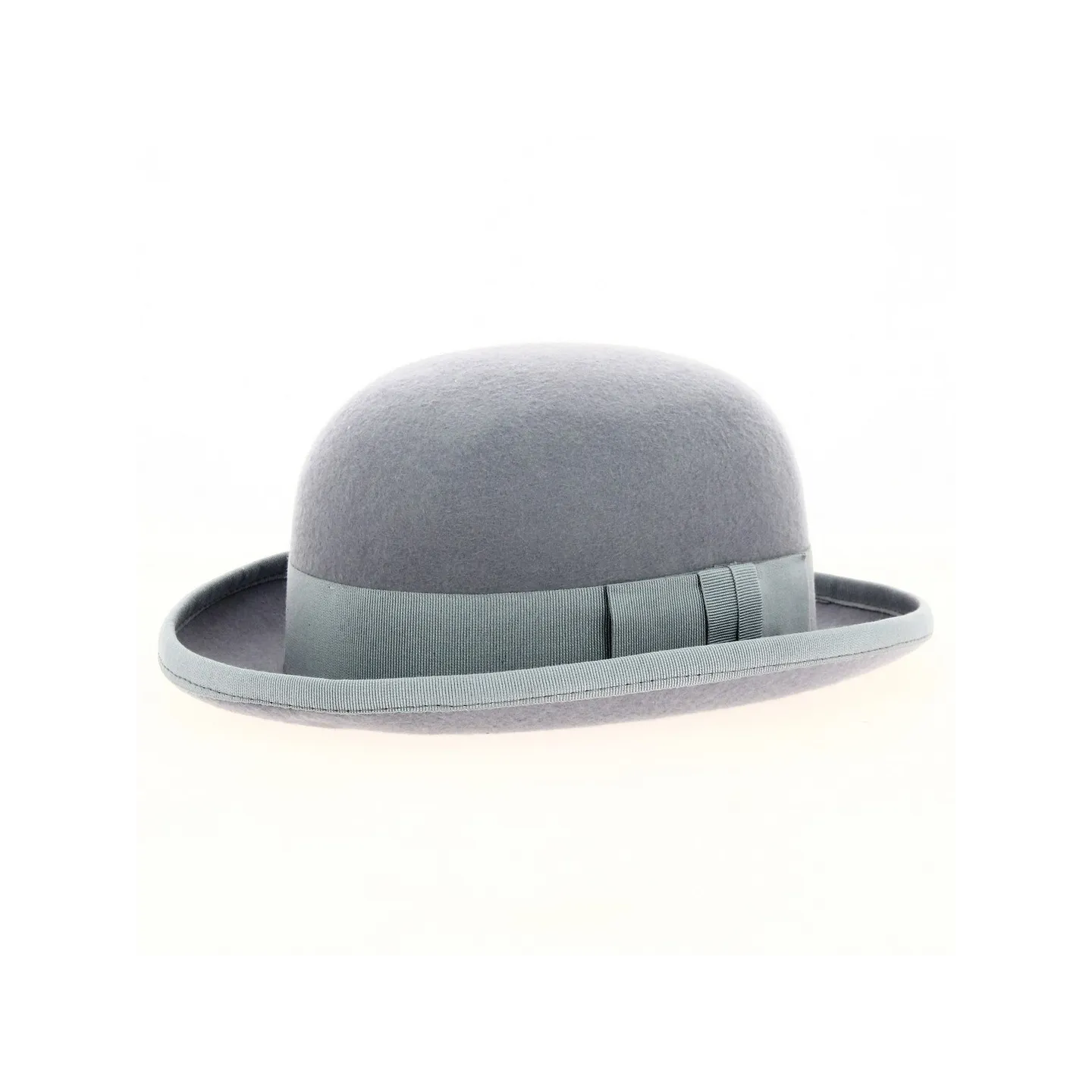 Chapeau melon Feutre Laine Bleu-gris - Traclet