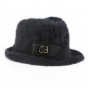 Trilby Angora Hat Black- Traclet