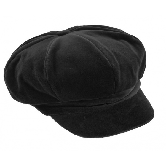 Velvet Newsboy Cap - Traclet