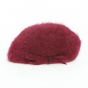 Angora burgundy beret - Traclet