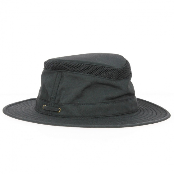 Traveller Hat ANTI UV 50+ Outdoor Oshawa Black - Traclet Aussie Apparel