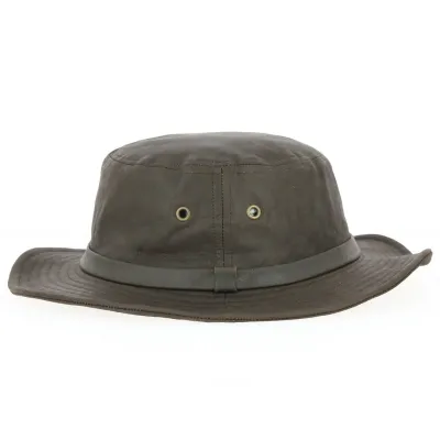 Chapeau Kirwee Cuir Mouton Marron - Aussie Apparel