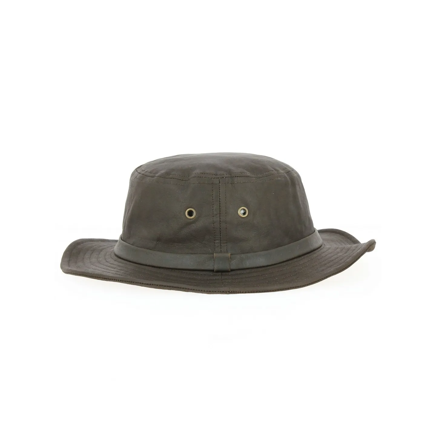 Chapeau Kirwee Cuir Mouton Marron - Aussie Apparel
