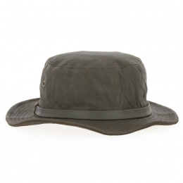 Kirwee Brown Sheepskin Leather Hat - Aussie Apparel