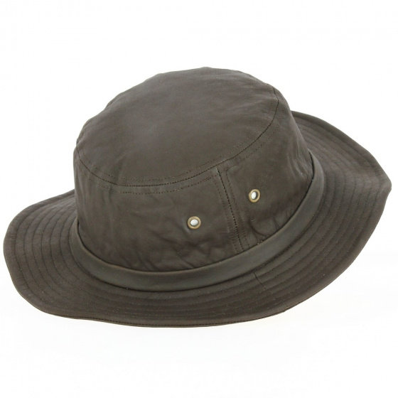 Chapeau Kirwee Cuir Mouton Marron - Aussie Apparel Chapeau Kirwee Cuir Mouton Marron - Aussie Apparel