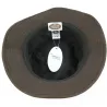 Chapeau Kirwee Cuir Mouton Marron - Aussie Apparel