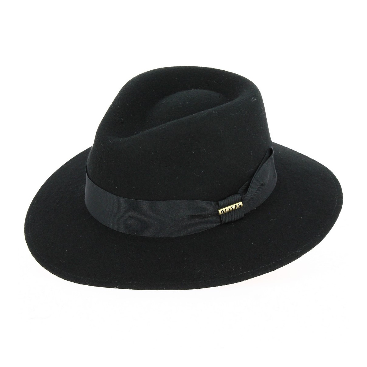 Hat Fedora Chester Wool Felt Black - Traclet Reference : 17604 ...