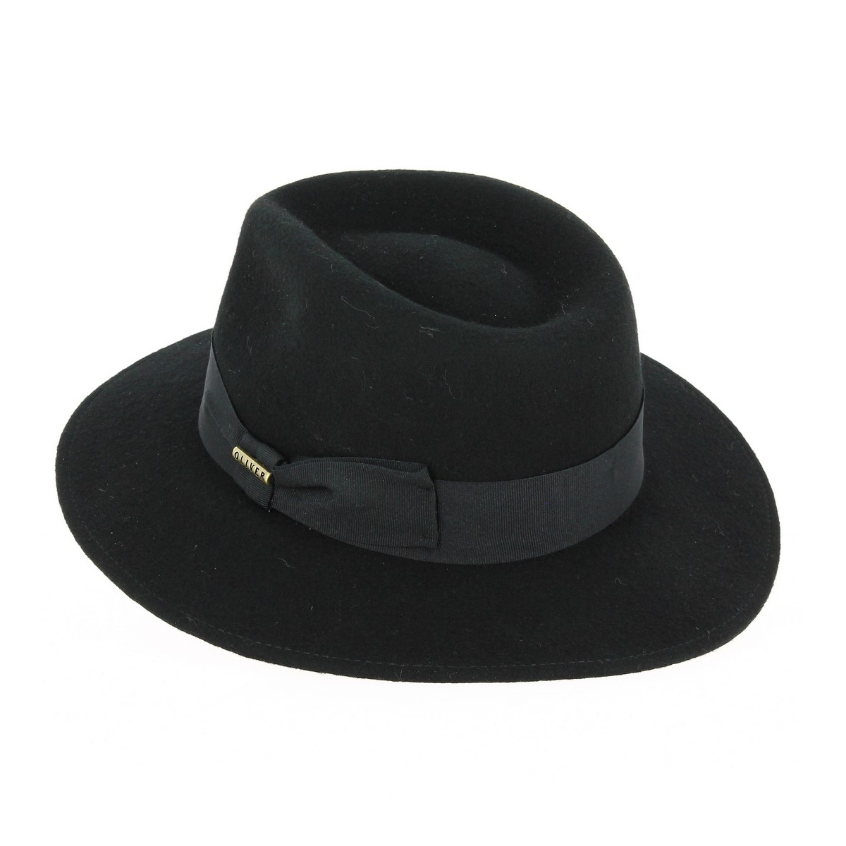 Hat Fedora Chester Wool Felt Black - Traclet Reference : 17604 ...