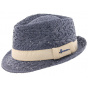 Trilby James Straw Hat Blue Paper