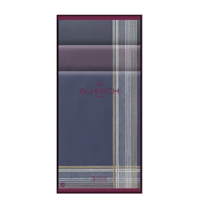Roger Tricolor Cotton Handkerchiefs - Traclet