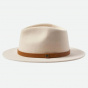 Fedora Messer White Wool Felt Hat - Brixton